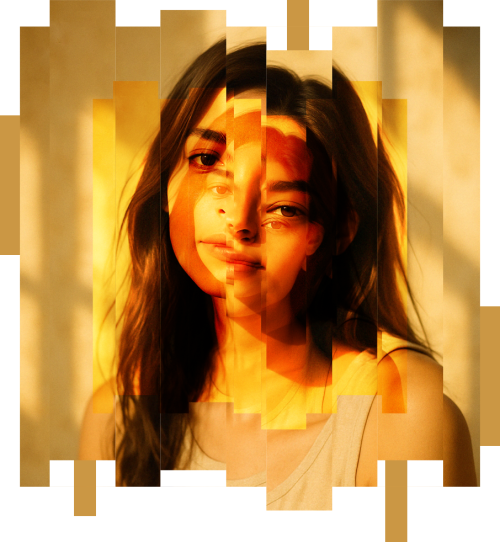 Photomontage de Naia Veyron, consultante business tech, accompagnant des entrepreneurs vers la liberté numérique